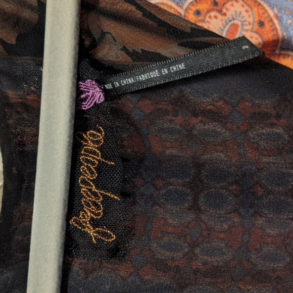 Free People Printed Fern Maxi Party Dress - 2 - Picture 8 of 14